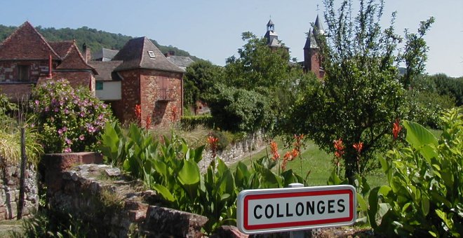 Un village de briques rouges en Corr�ze