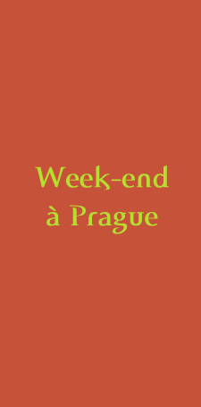 Week-end &agrave; Prague
