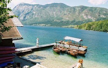 Randonn&eacute;e le long des lacs de Slov&eacute;nie
